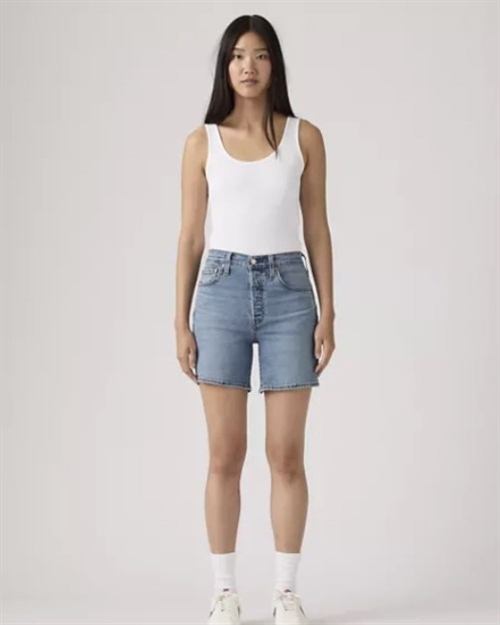 LEVIS 501 MID-THIGH SHORTS PEN RING LIGHTWEIGHT BLUE